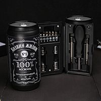 Набор инструментов в банке "Хозяин жизни", 13 предметов