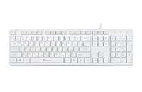 Клавиатура Oklick 500M проводная, белый, USB, цифровой блок
