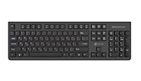Клавиатура Oklick 505M проводная, черный, USB, цифровой блок