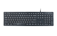 Клавиатура Oklick 520M2U черный/черный, USB slim Multimedia