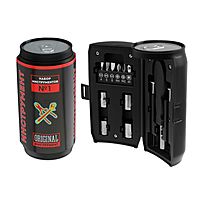 Набор инструментов TUNDRA, подарочный пластиковый кейс "Банка", 13 предметов