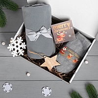 Набор подарочный "Счастье" плед и акс