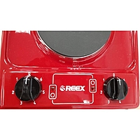 Плита REEX CTE- 32d Rd, 2200 Вт, электрическая, 2 конфорки, красная
