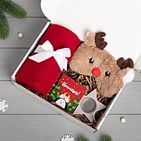 Набор подарочный "Теплых объятий" плед и акс