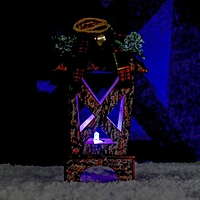Новогодний декор с подсветкой "Сказка" 8,5х8,5х16 см