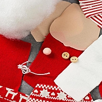 Набор для создания подвесной елочной игрушки из фетра "Дедушка мороз", МИКС