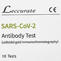 Экспресс-анализ Leccurate SARS-CoV-2 (COVID-19) для ИВД, групповой набор 10 тестов