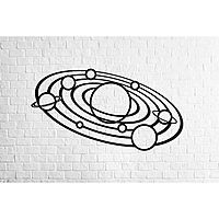 Деревянный интерьерный пазл EWA Design «Солнечная система»