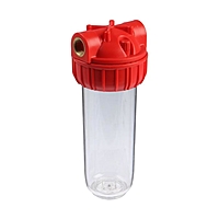 Корпус для фильтра AquaKratos АКv-120, 3/4", для горячей воды, прозрачный