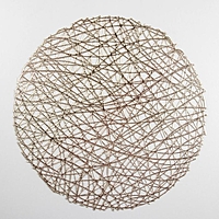 Набор салфеток кухонных 4 шт "Паутинка" 38х38 см, цвет золото