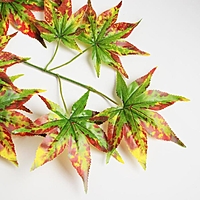 Декор "Листья на ветке", цвет желто-коричнево-зеленый