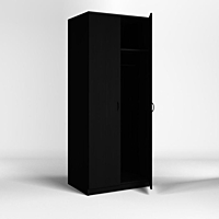 Шкаф для одежды 800*400*1980 Черный