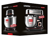 Миксер CENTEK CT-1139 черный/хром