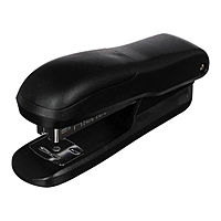 Степлер №24/6 и 26/6 20л deVENTE Neon пласт корп,2вида скрепл,антискол осн,чёрный 4142313