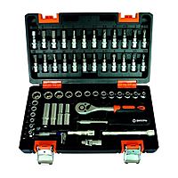 Набор инструментов "Вихрь" 73/6/7/2, 1/4", CrV, в кейсе 57 предметов