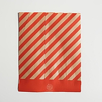 Пакет бумажный фасовочный, крафт, V-образное дно «Письмо от Деда Мороза», 16,8 х 13,5 х 5,5см