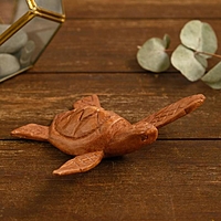 Сувенир из дерева "Солнечная черепашка" 14х9х2,5 см