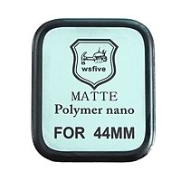 Защитное стекло Polymer nano, для Apple Watch 44 мм, матовое, чёрное