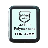Защитное стекло Polymer nano, для Apple Watch 42 мм, матовое, чёрное