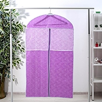 Чехол для одежды 60х120 см "Фло" цвет фиолетовый