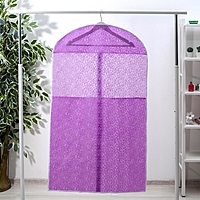 Чехол для одежды 60х120 см "Фло" цвет фиолетовый
