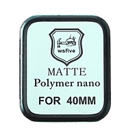 Защитное стекло Polymer nano, для Apple Watch 40 мм, матовое, чёрное