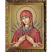 Алмазная мозаика Семистрельная 30x40см, 34 цв S-02