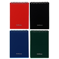 Блокнот А6 60л кл на гребне ErichKrause Classic, пласт обл, блок офс 49674