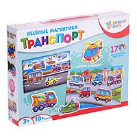 Настольная игра «Весёлые магнитики. Транспорт»