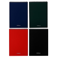 Блокнот А5 60л кл на гребне ErichKrause Classic, пласт обл, блок офс 49675