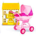 Коляски для кукол, мебель, аксессуары