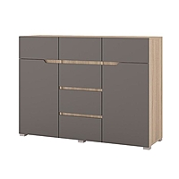 Комод 1200 Анталия, 1200х884х376, Графит/Дуб сонома
