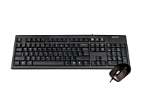 Комплект клавиатура и мышь A4 KRS-8372 черный