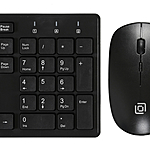 Комплект клавиатура и мышь Oklick 240M черный