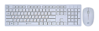 Комплект клавиатура и мышь Oklick 240M белый