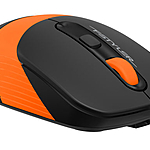 Комплект клавиатура и мышь A4 Fstyler F1010 черный/оранжевый