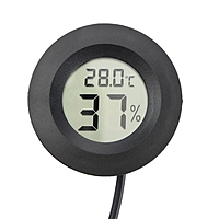 Термометр, влагомер цифровой, ЖК-экран, провод 1,5 м