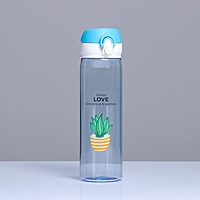 Бутылка для воды "Cactus Love" 500 мл, микс