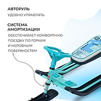 Снегокат Тимка спорт 2+ с динозавром ТС2+/Д цвет голубой