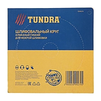Алмазный гибкий шлифовальный круг TUNDRA, для мокрой шлифовки, 100 мм, № 1500