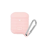 Чехол Case-Mate AirPods Water Resistant Case Soft Baby, розовый, серебряный