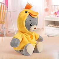 МИШКА ЛАППИ Медведь в костюме утёнка, сидит, 22 см