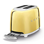 Тостер SMEG TSF01GOEU золото