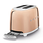 Тостер SMEG TSF01RGEU розовое золото