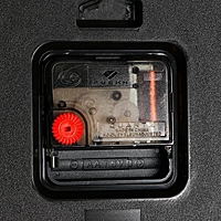 Часы настенные, серия: Классика 22х22 см, чёрные, плавный ход