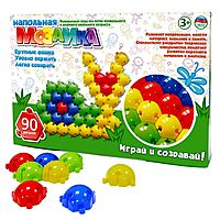 Мозаика напольная, диаметр 4,6 см, 90 штук