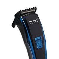 Машинка для стрижки HTC AT-210, 3 Вт, 4 насадки 3/6/9/12 мм, чёрно-синяя