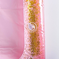 Надувная песочница с блёстками, 60х45 см, цвет розовый