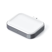Беспроводное зарядное устройство Satechi USB-C Wireless Charging Dock для AirPods, серый