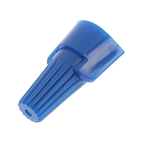 Зажим соединительный düwi СИЗ-Л-2, 12 мм2, с лепестками, изолирующий, синий, 10 шт.